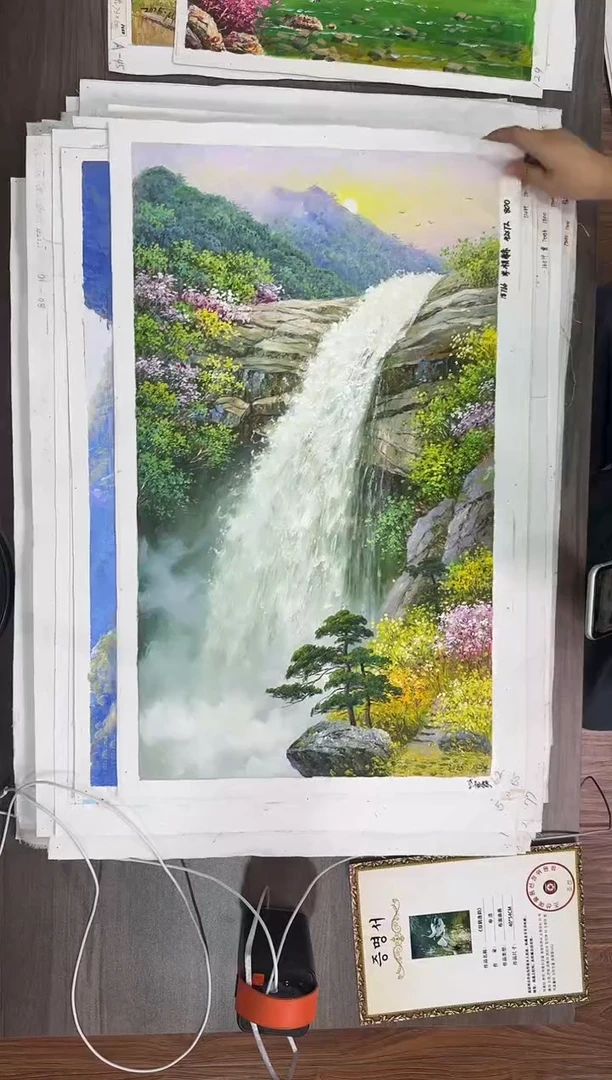 油画【4号】约50*70cm丨朝鲜原创纯手绘孤品油画丨顺丰包邮