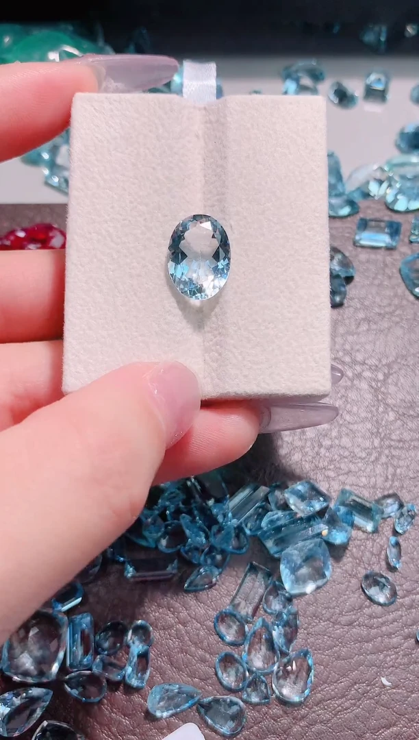 裸石海蓝宝石5.36ct