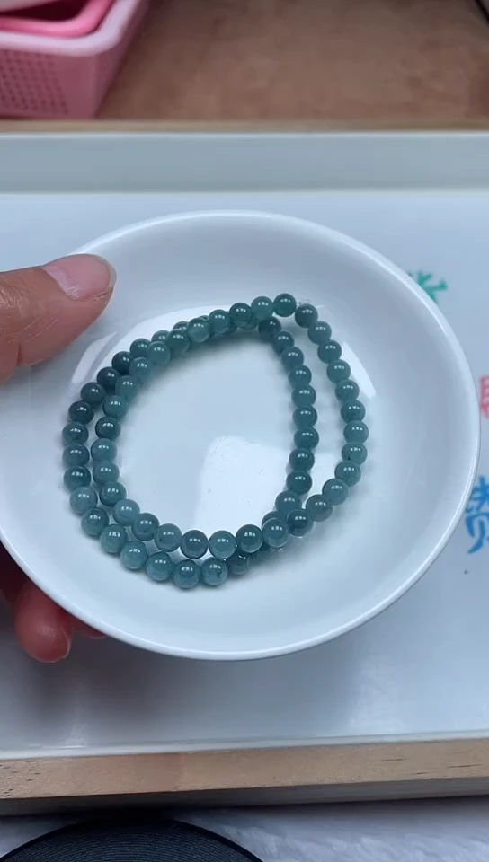 【闪购商品】翡翠手链未镶嵌两条卡5+
