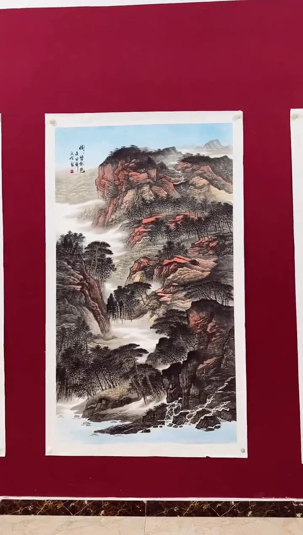 国画师文娟的国画作品