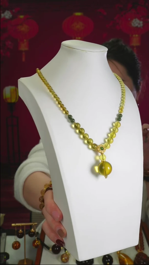 【闪购商品】蓝珀颈饰未镶嵌福利