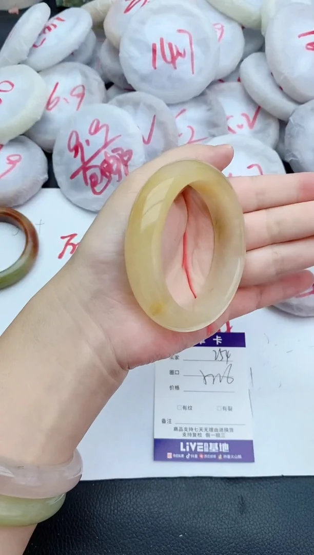 未镶嵌手镯石英质玉254+55/56