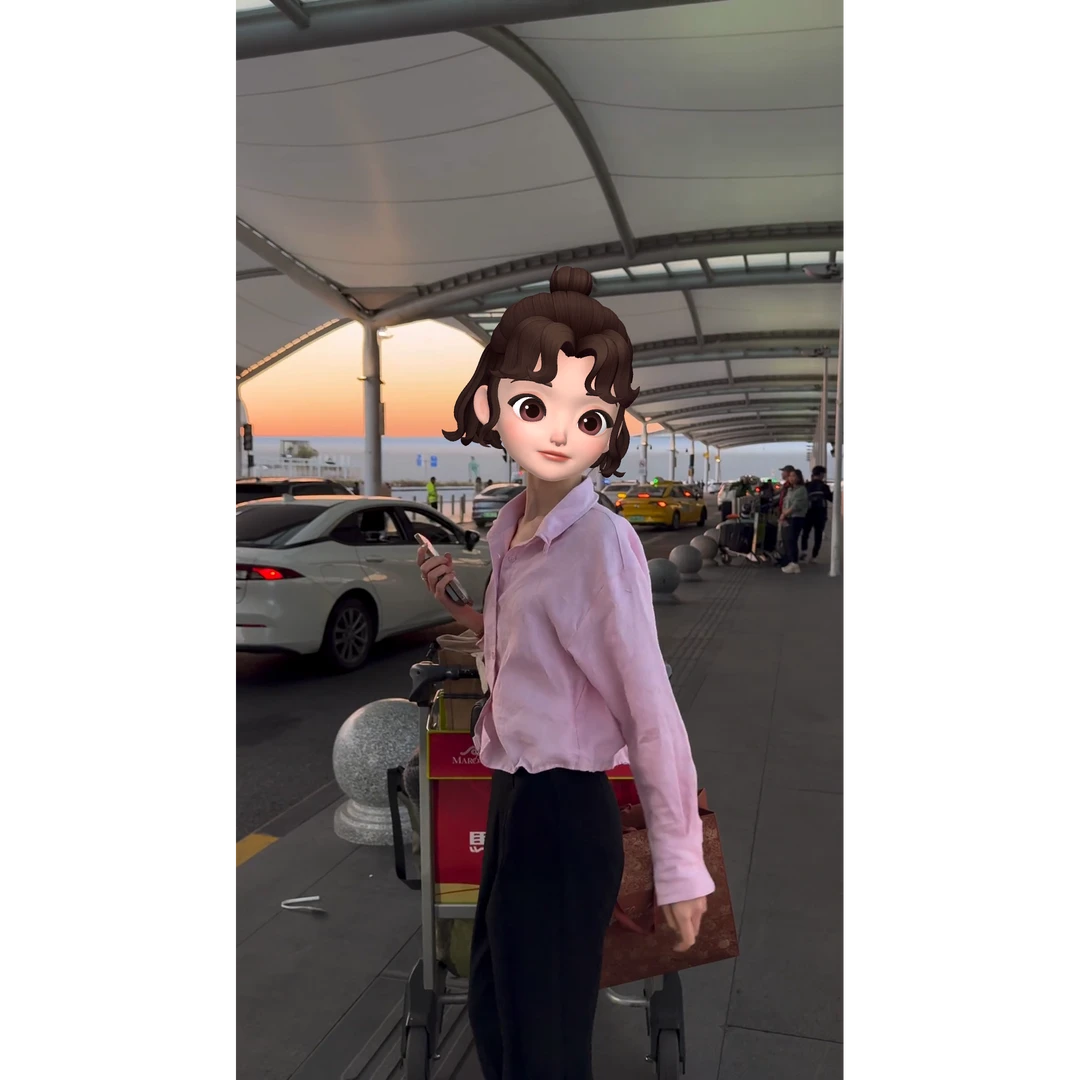 减龄时尚套装女早秋季新款粉色长袖衬衫黑色休闲裤子两件套装ins