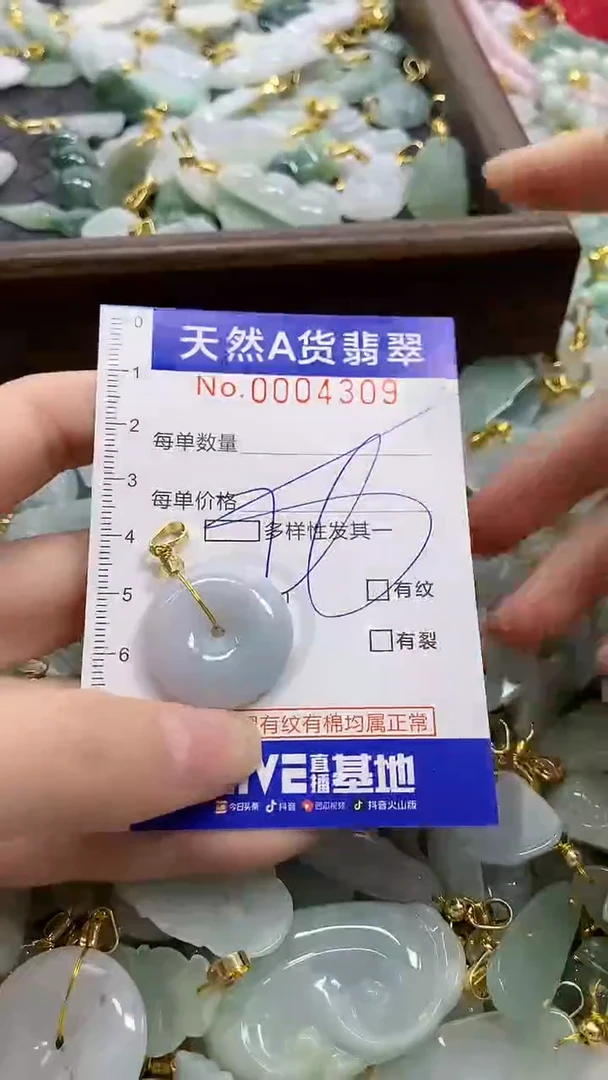 颈饰未镶嵌翡翠天然A货翡翠