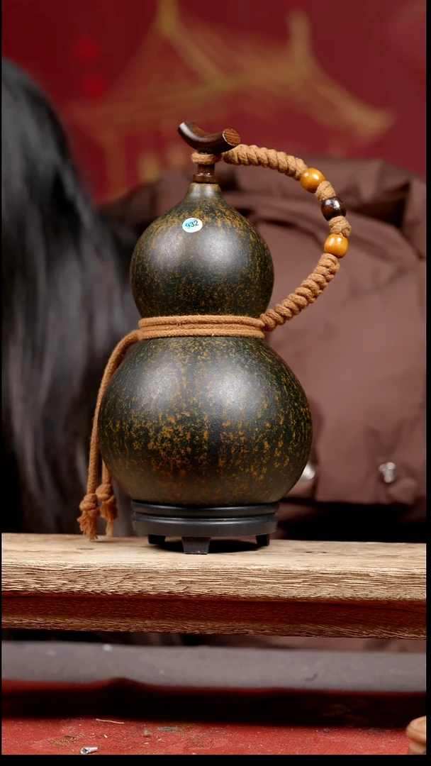 932号纯手工制作天然大漆真葫芦1