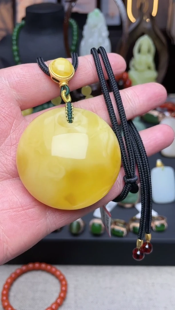 【闪购商品】蜜蜡颈饰未镶嵌sm201吊坠