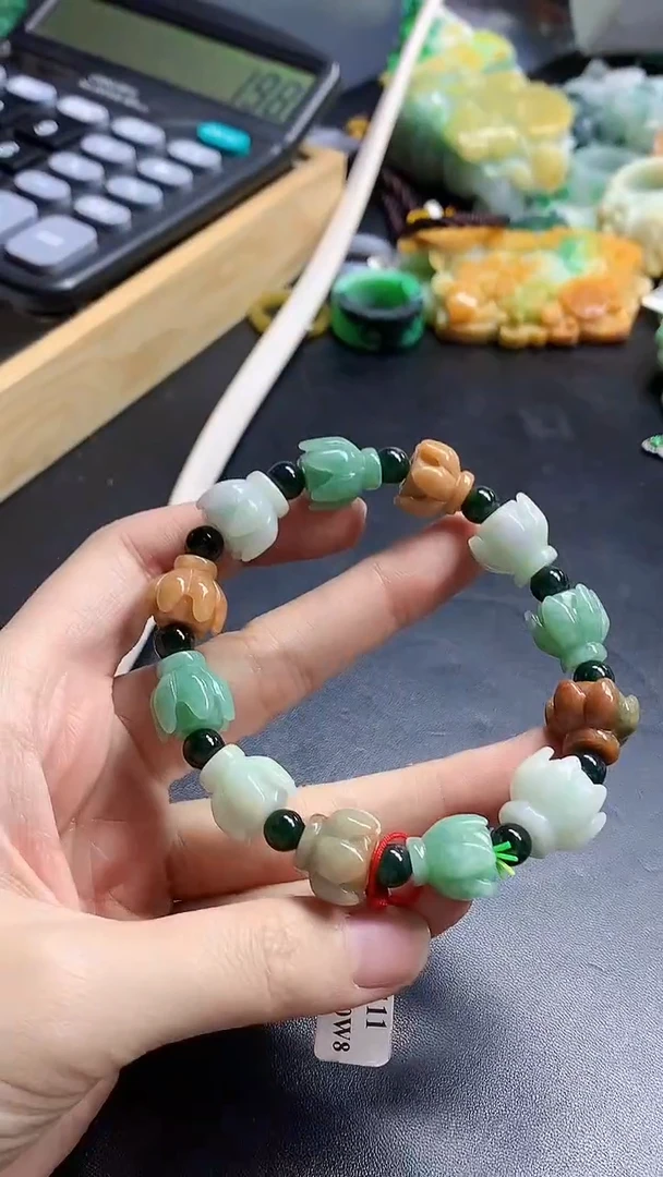 颈饰未镶嵌翡翠天然缅甸a货翡翠