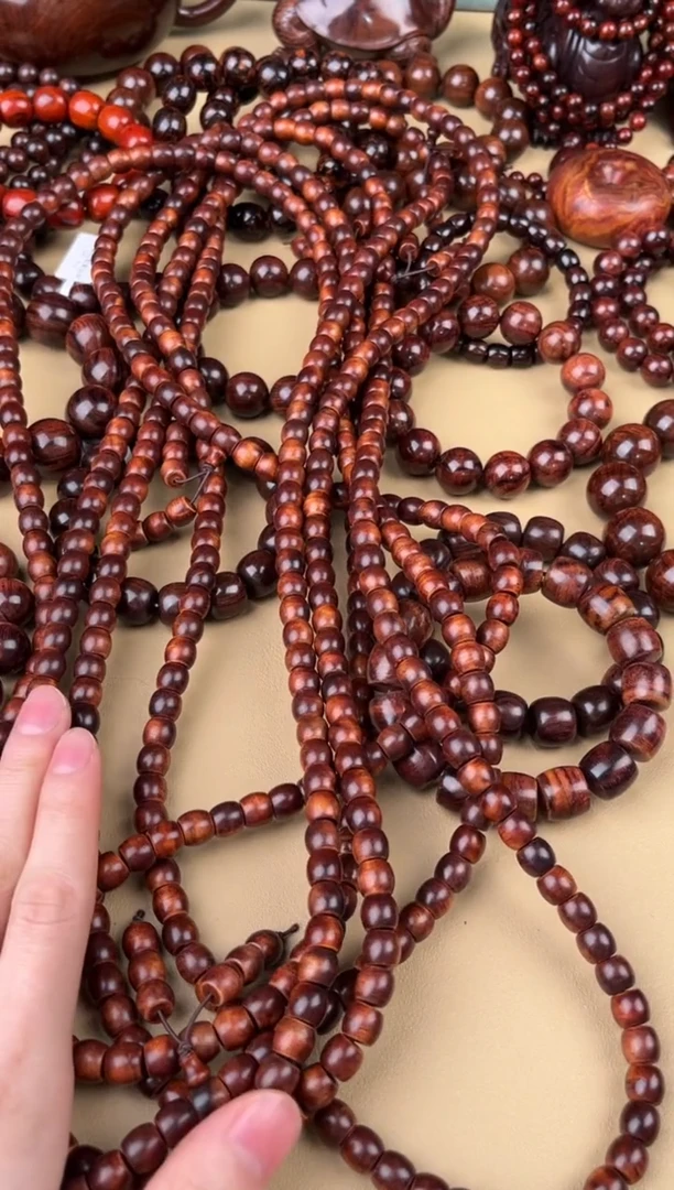 【闪购商品】黄花梨/降香黄檀手串/手链海南黄花梨糠梨8*9*108手链