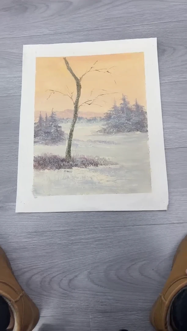 【闪购商品】油画仅画芯不带框30*40CM