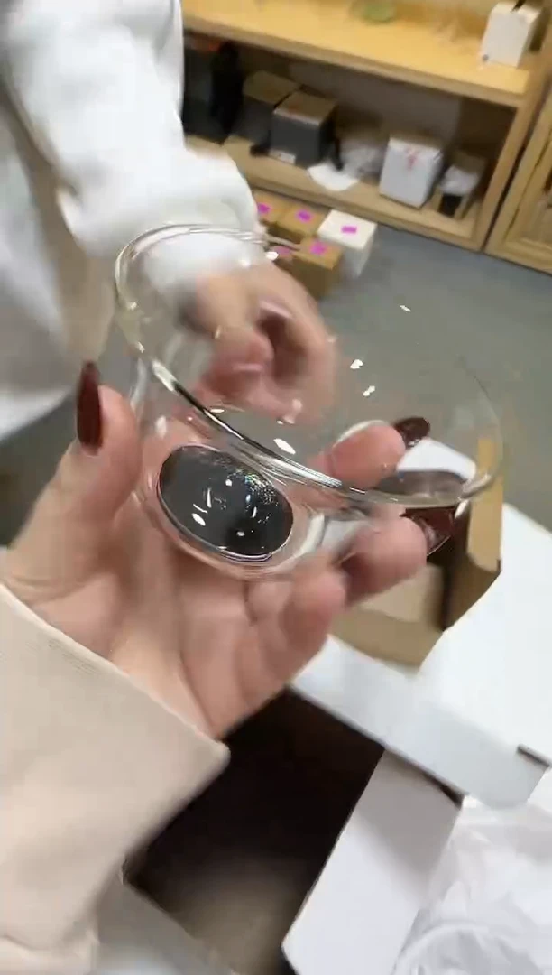 【闪购商品】黑金盖碗高硼硅玻璃单碗378好