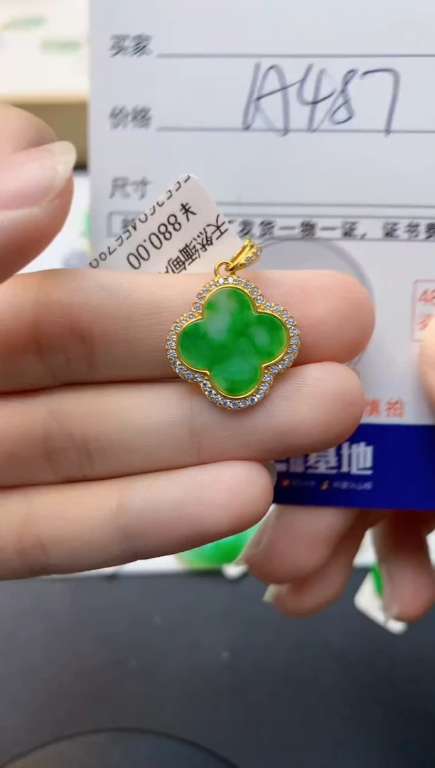 颈饰未镶嵌翡翠天然缅甸A货翡翠