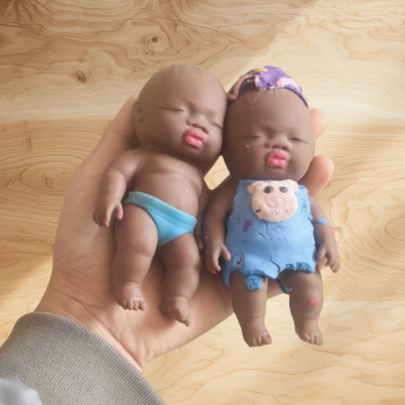 可爱解压小黑人玩偶搞笑有趣办公室放松心情玩具学生上课摸鱼玩具