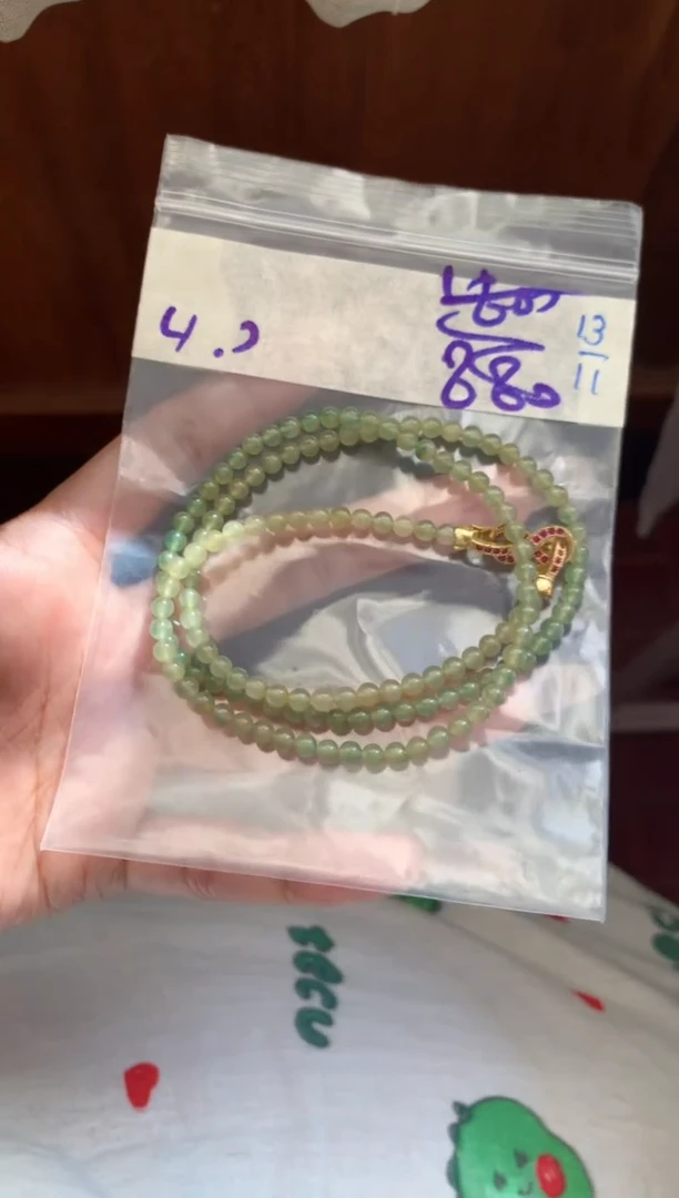 未镶嵌珠串定制翡翠天然缅甸翡翠