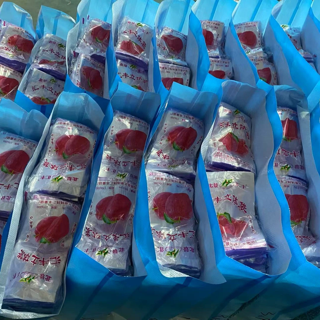 套苹果的膜袋立体袋5万个