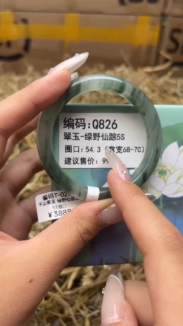 未镶嵌手镯石英质玉q826-54