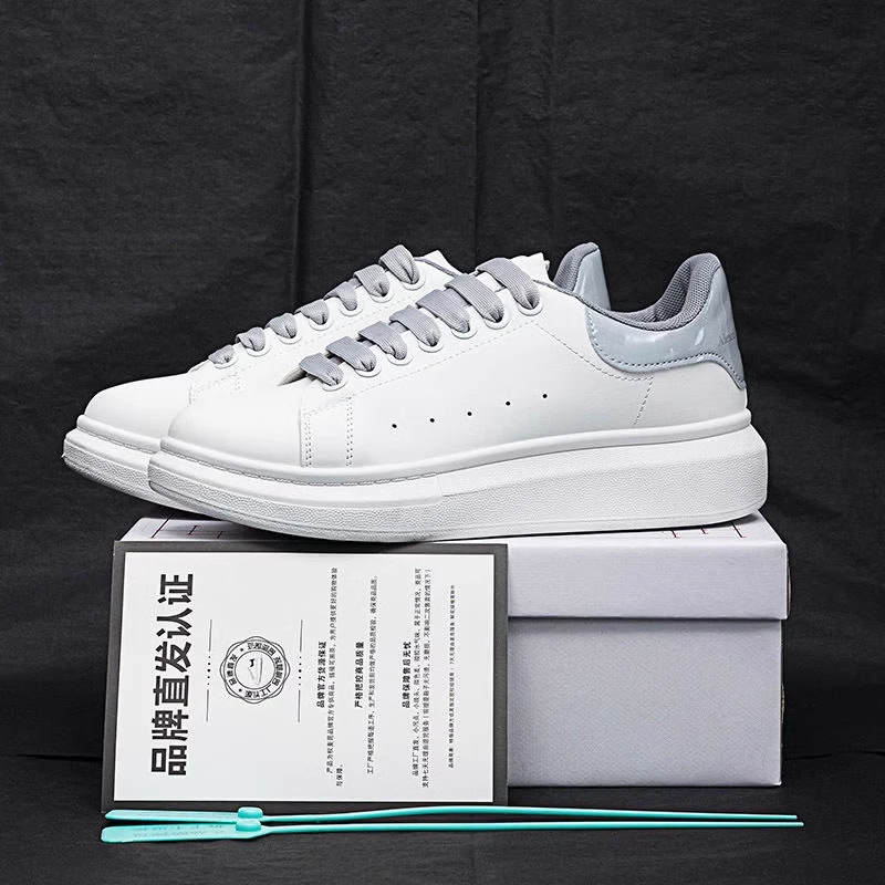 新款正品夕麦昆小白鞋厚底增高莆田男鞋子情侣休闲板鞋女真高奢鞋