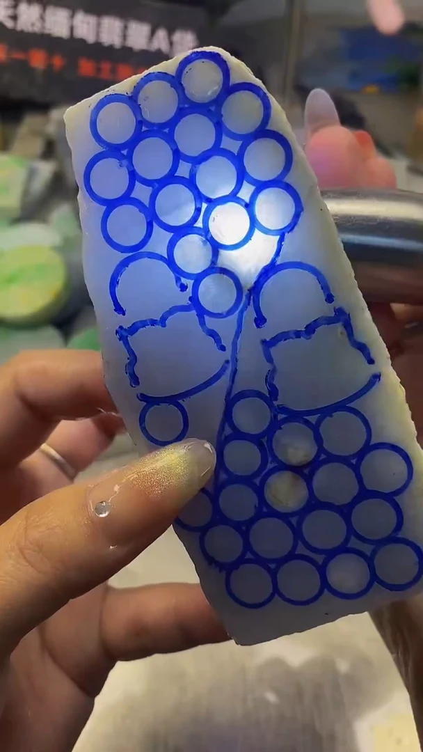 翡翠未镶嵌脚链天然缅甸翡翠A货914