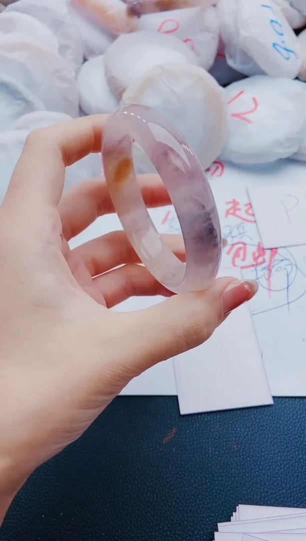 未镶嵌手镯石英质玉K207-62-61