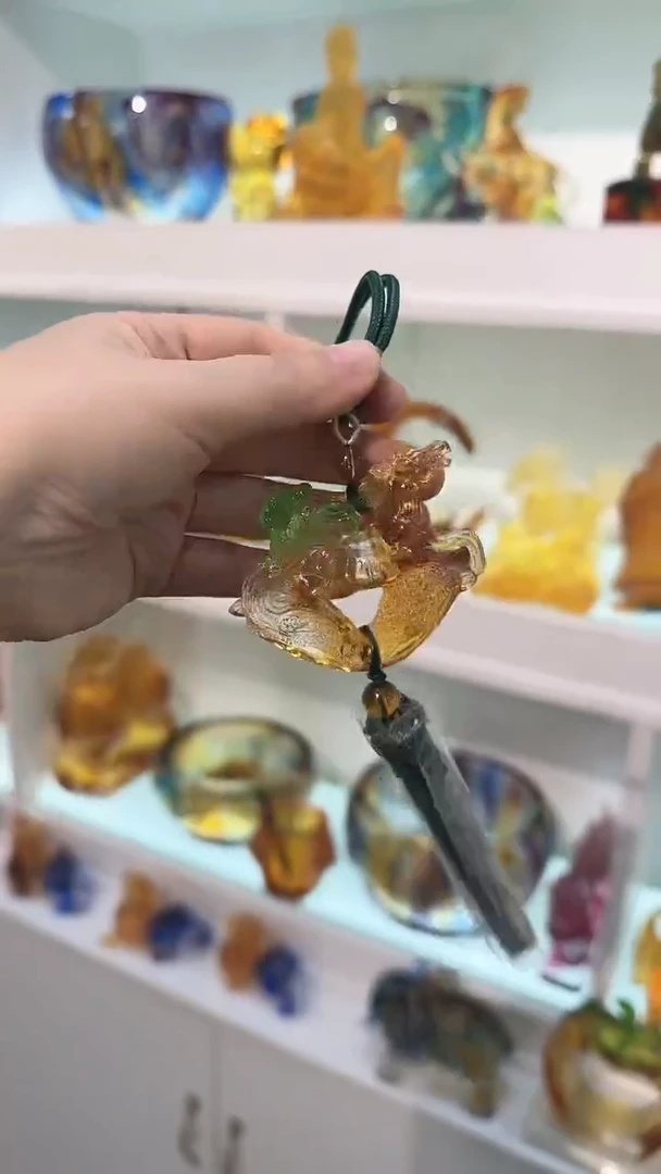 手工艺品琉璃马上发财