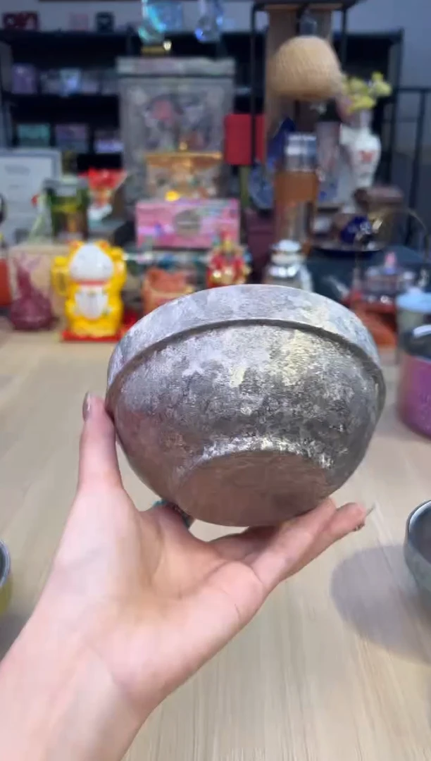 50匠心达纯钛饭碗-大号银色