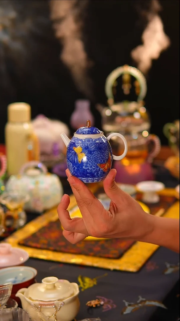 021蝶恋花龙蛋壶