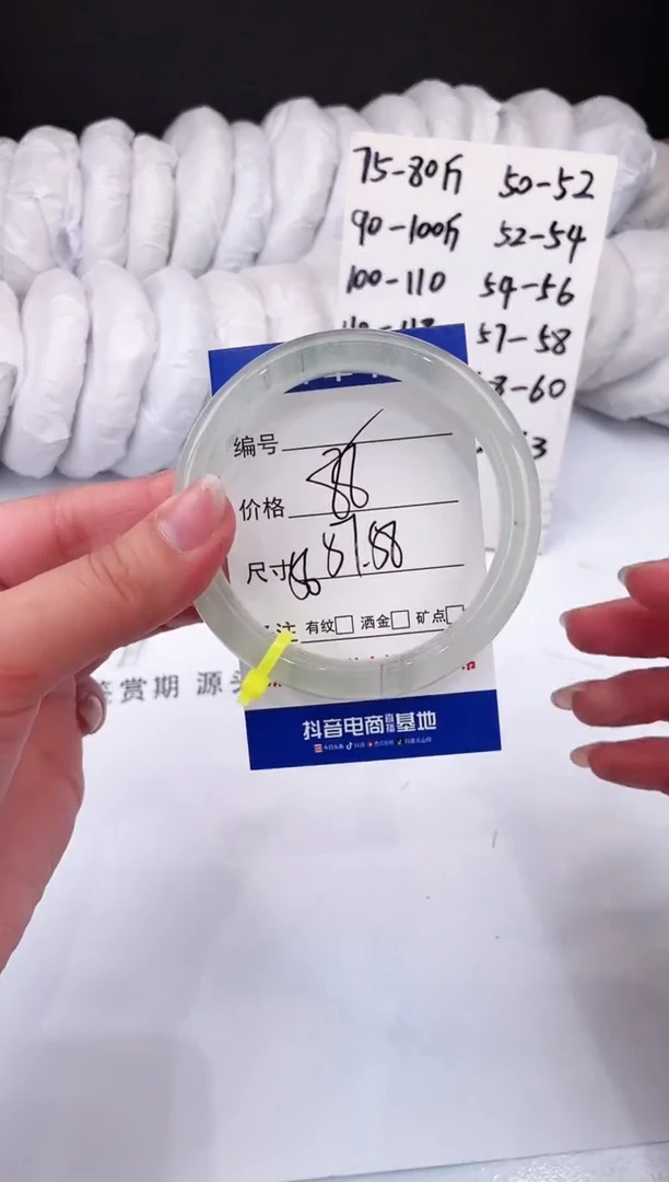 【闪购商品】石英质玉手镯未镶嵌天山翠-57