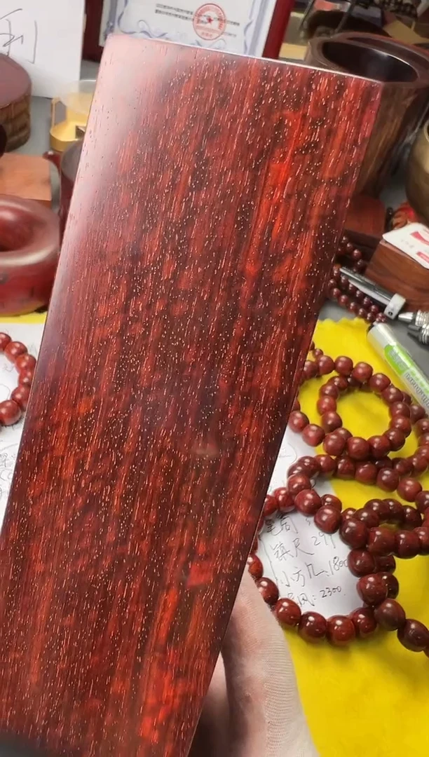 紫檀木类端景台印度小叶紫檀琴料木头