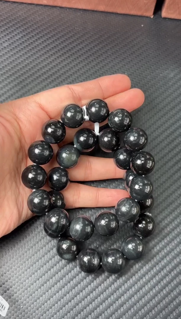 未镶嵌手串和田玉若羌微色差卡16多样性发货拍一发一Mm