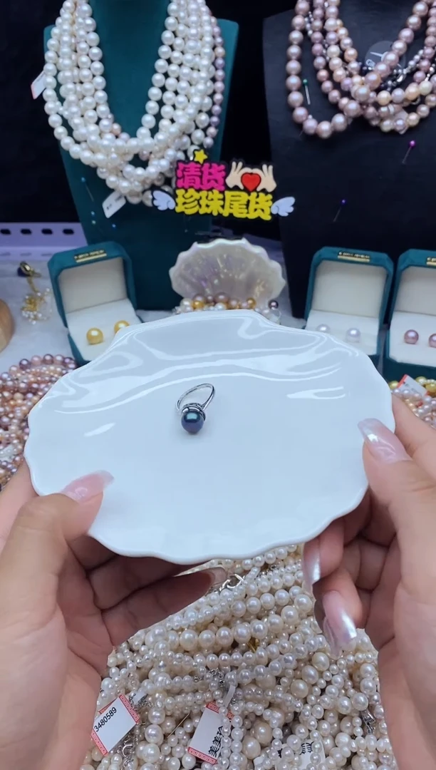 戒指未镶嵌淡水珍珠珍珠戒指