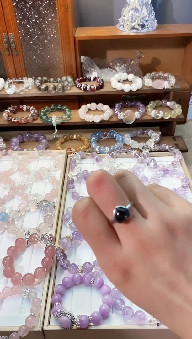 【闪购商品】水晶戒指未镶嵌金运石戒指