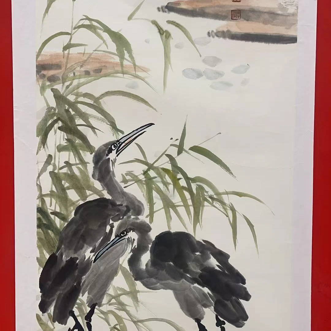 3 橱窗展示/山艺文化/ 孔庆旭老师/宣纸国画/带证书（展示）