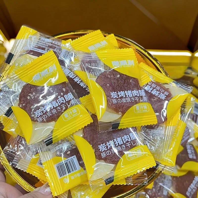 潮顺利猪肉脯蜜汁味碳烤风味零食解馋送礼佳品
