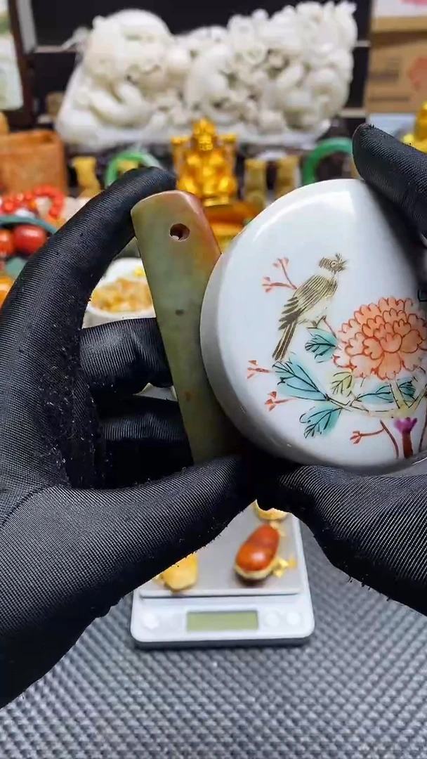 【闪购商品】瓷片瓷器瓷片 摆件1个