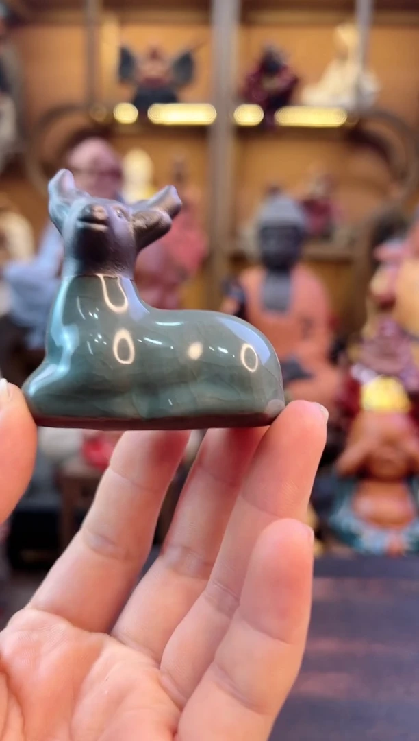 紫砂茶宠器闵紫砂茶宠摆件