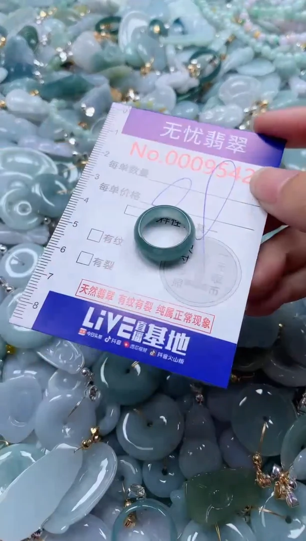 翡翠未镶嵌吊坠(不含链)9542