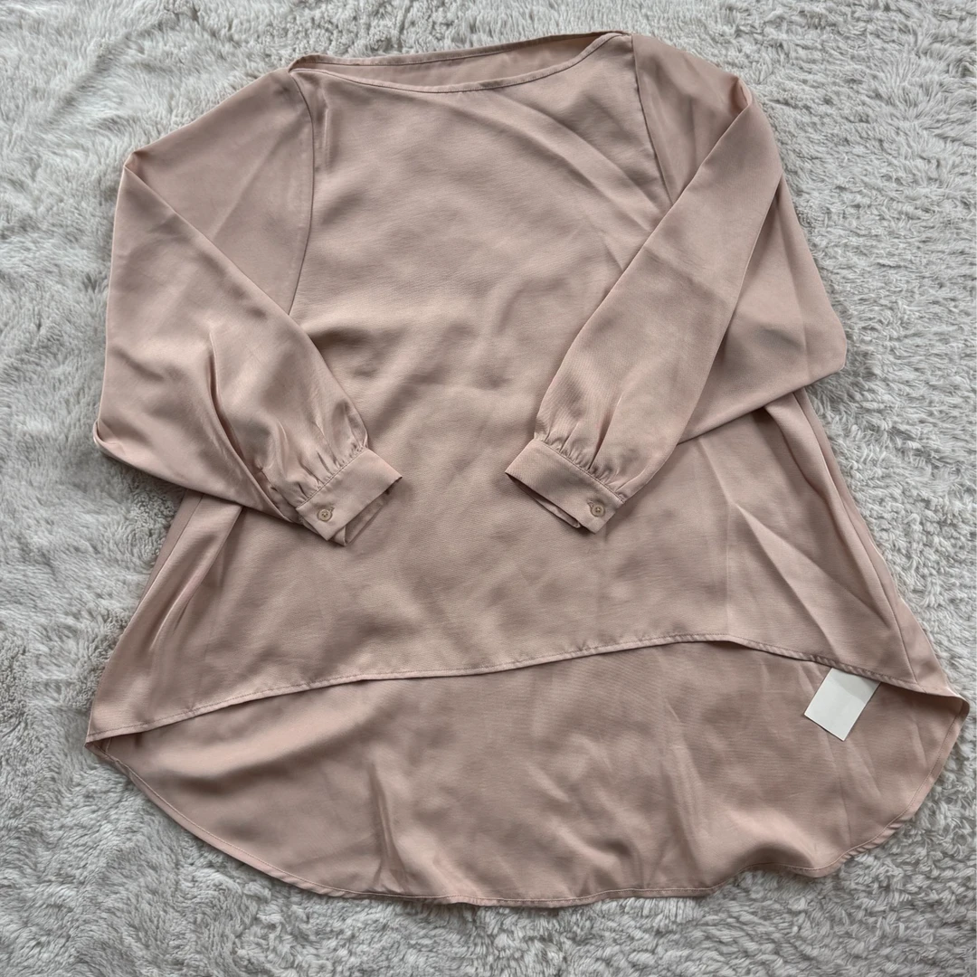 雪竹一字领衬衫王璇原创设计