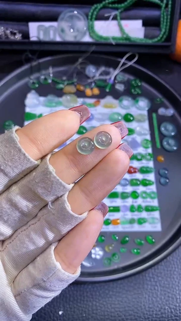 未镶嵌挂件翡翠扣子