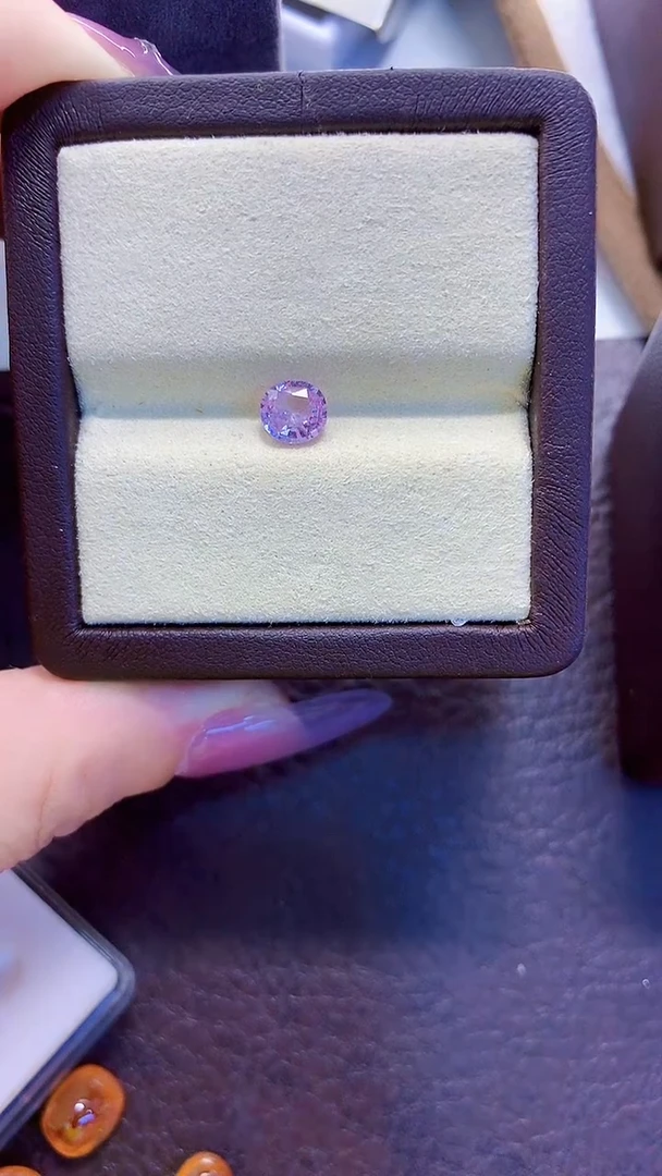 裸石蓝宝石1.15ct天然紫蓝宝石 无烧