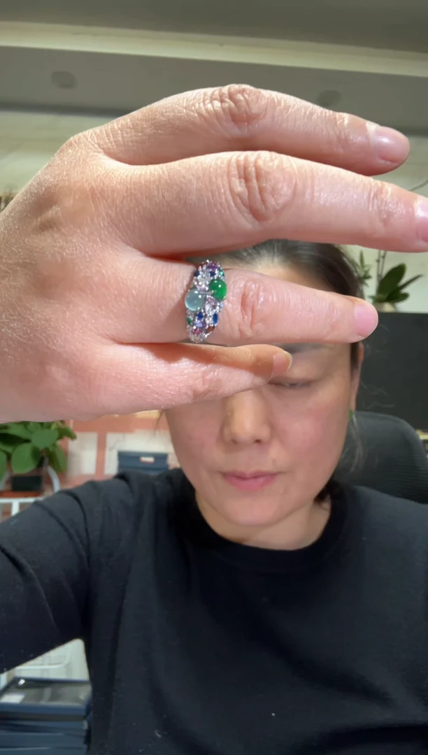 颈饰银S925镶嵌翡翠【多样性发其一】00005350