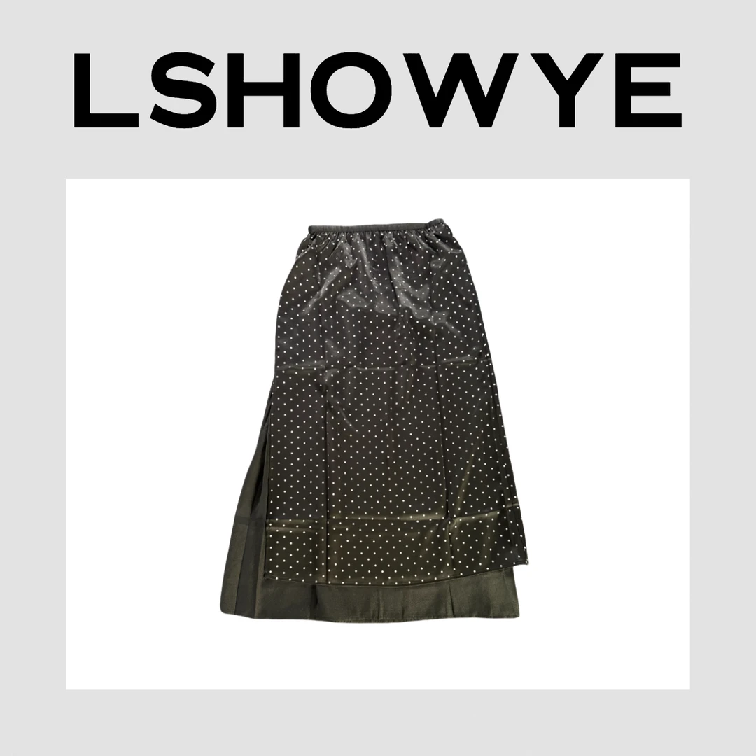 LSHOWYE｜波点蕾丝半裙 505161