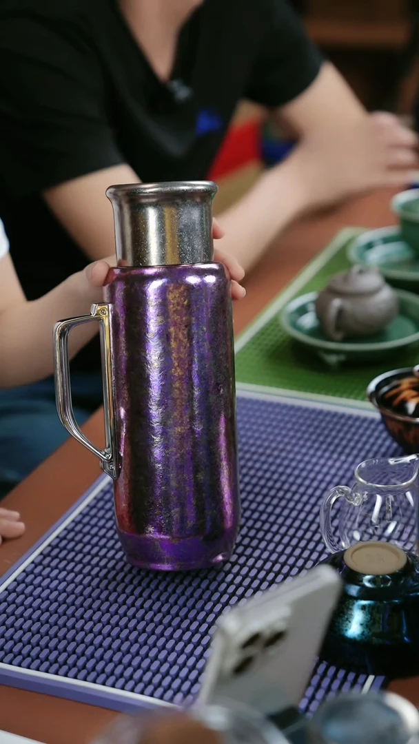辉哥粉丝福利 咕咕叫复购+纯钛保温壶 紫