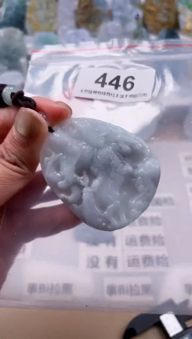 【闪购商品】翡翠颈饰未镶嵌天然缅甸A货翡翠446