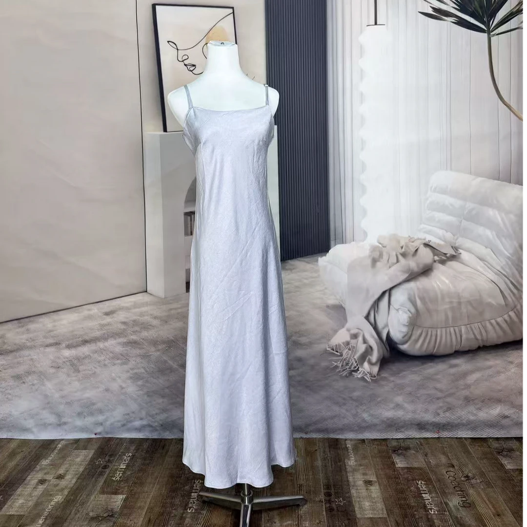 醋酸气质显瘦百搭吊带连衣裙