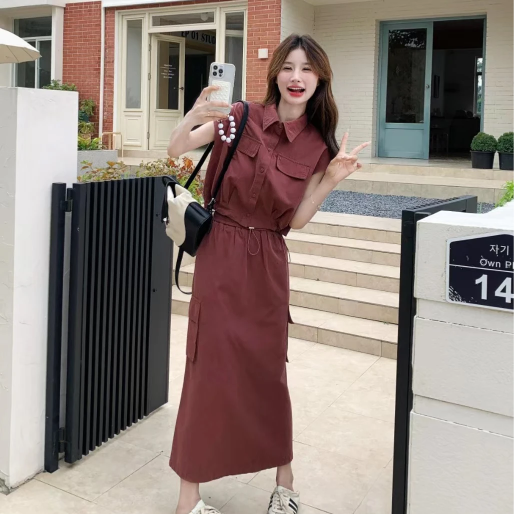 【洋洋】时尚套装甜美猫咪卫衣裙套装中长款连衣裙显瘦休闲减龄夏季