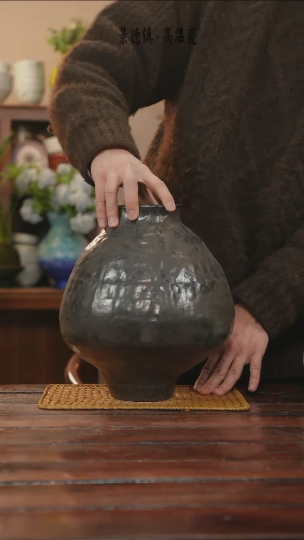 【闪购商品】摆件景德镇手作艺术感花瓶