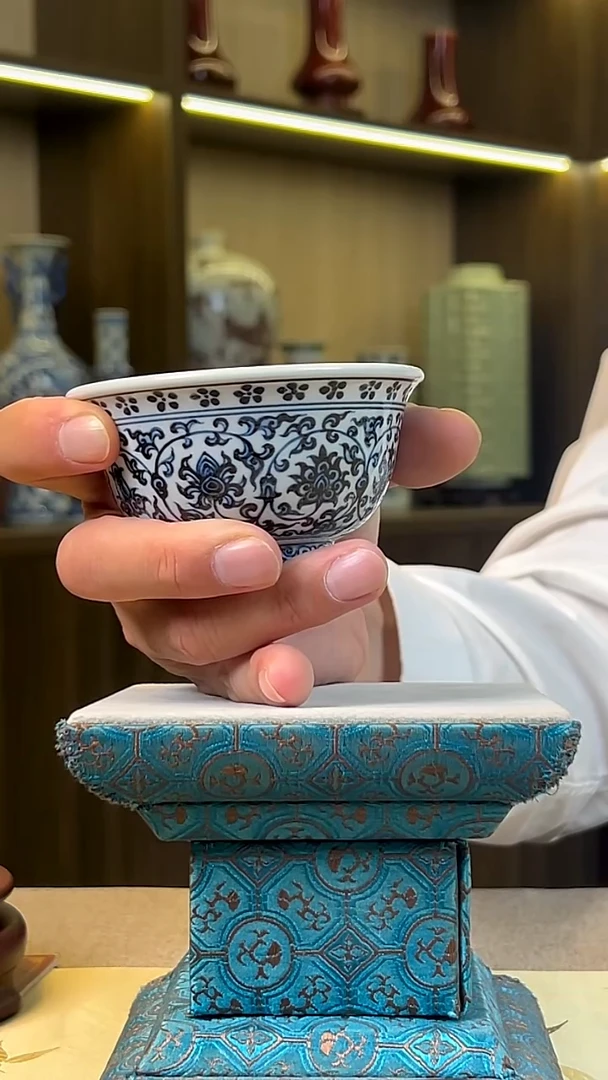 瓷片景德镇毛仔柴窑杯