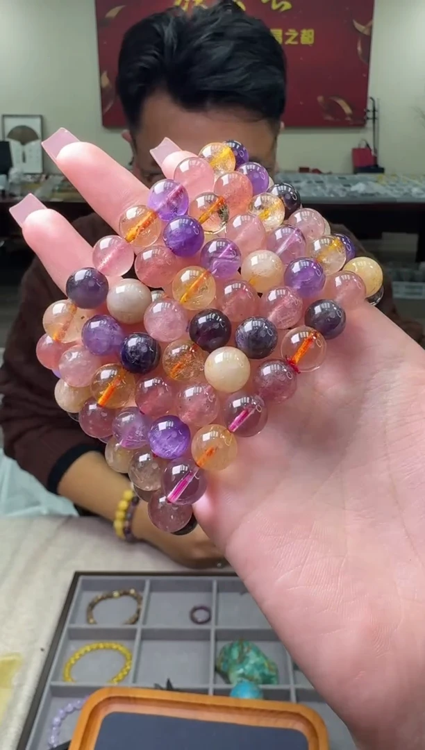 【闪购商品】水晶手链未镶嵌多样性发一件 708 10m+