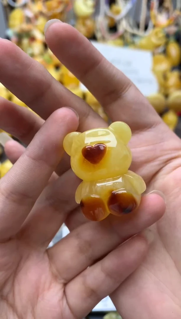 未镶嵌琥珀珠宝奇石090琥珀蜜蜡瑕疵品花粉