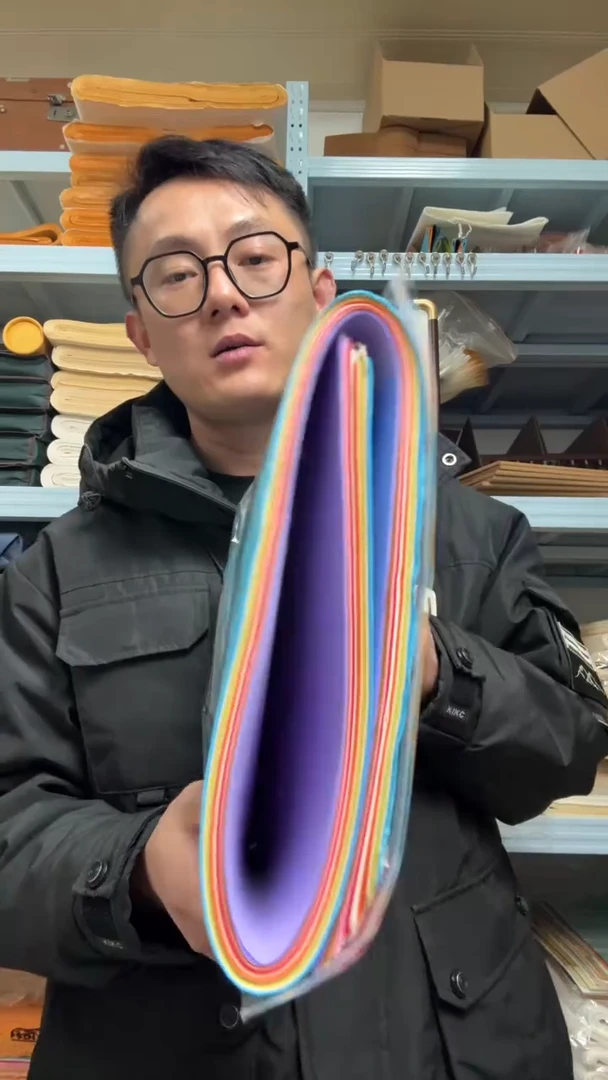 四尺四开纯手工半生熟十色混搭云龙皮纸50张