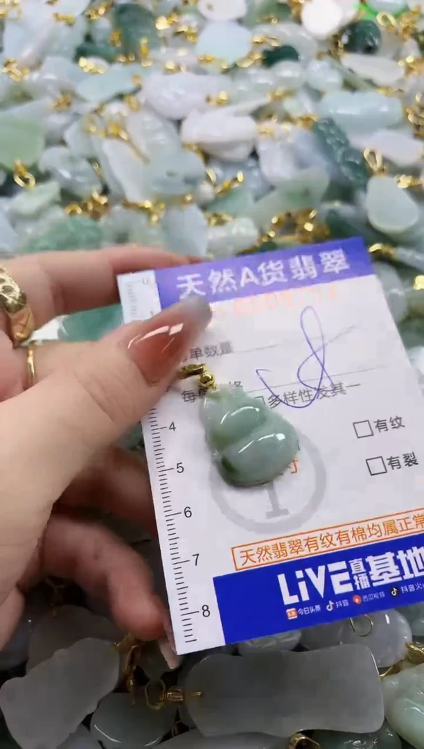 颈饰未镶嵌翡翠天然A货翡翠